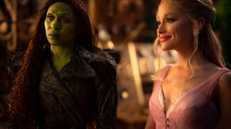 Cynthia Erivo and Ariana Grande as Elphaba and Glinda in Wicked: For Good.