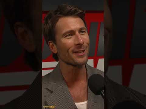 Glen Powell Takes Center Stage with ‘The Running Man’ in a Star-Studded Red Carpet Interview