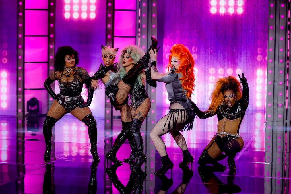 Briar Blush, Juicy Love Dion, Discord Addams, Jane Don't, and Vita VonTesse Starr.