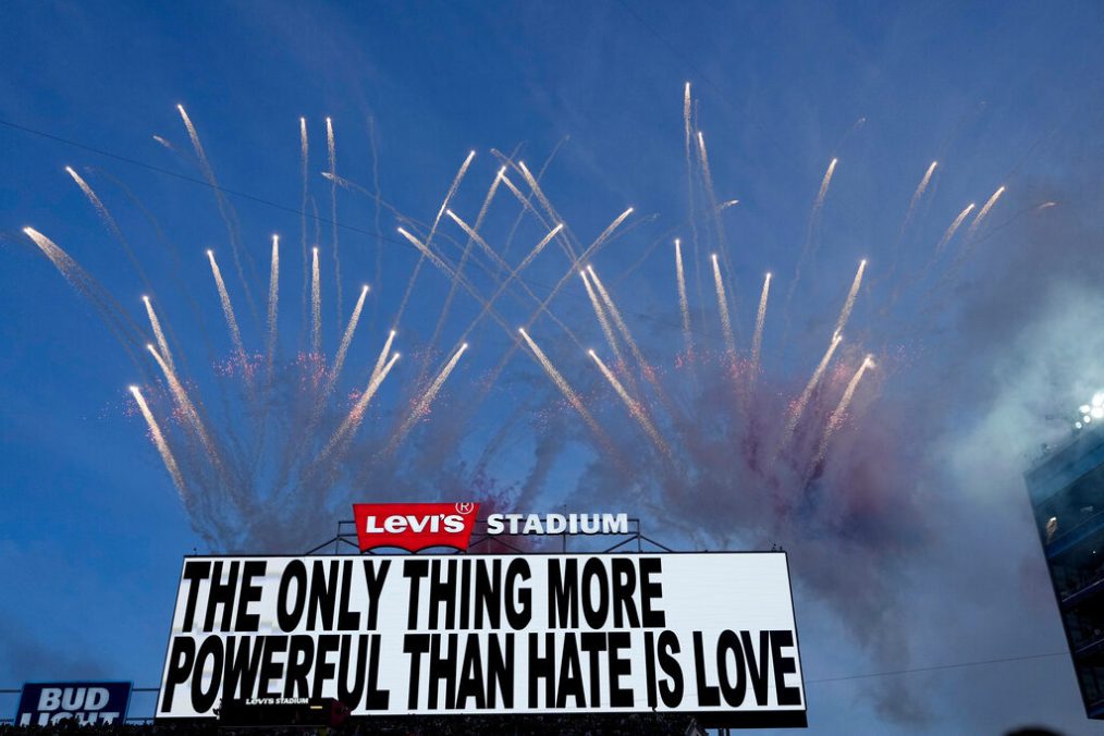 "The only thing more powerful than hate is love." 