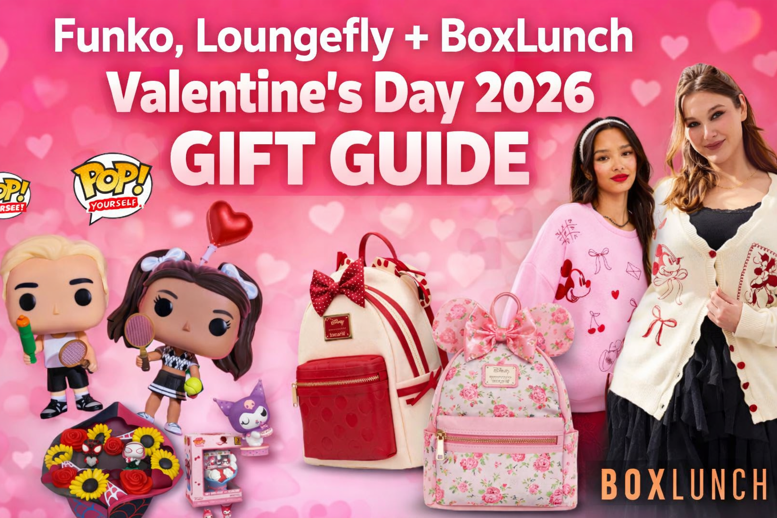 Funko, Loungefly + BoxLunch Valentine’s Day 2026 Gift Guide Funko, Loungefly + BoxLunch Valentine’s Day 2026 Gift Guide