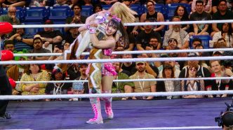 Tokyo Joshi Pro Wrestling Arlington Texas live event Texas Stampede tour crowd and in-ring action