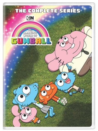 The Amazing World of Gumball characters Gumball and Darwin in Elmore