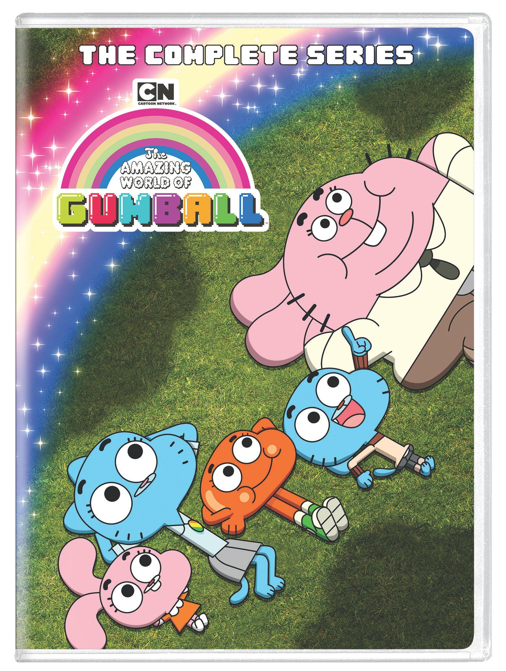 The Amazing World of Gumball characters Gumball and Darwin in Elmore