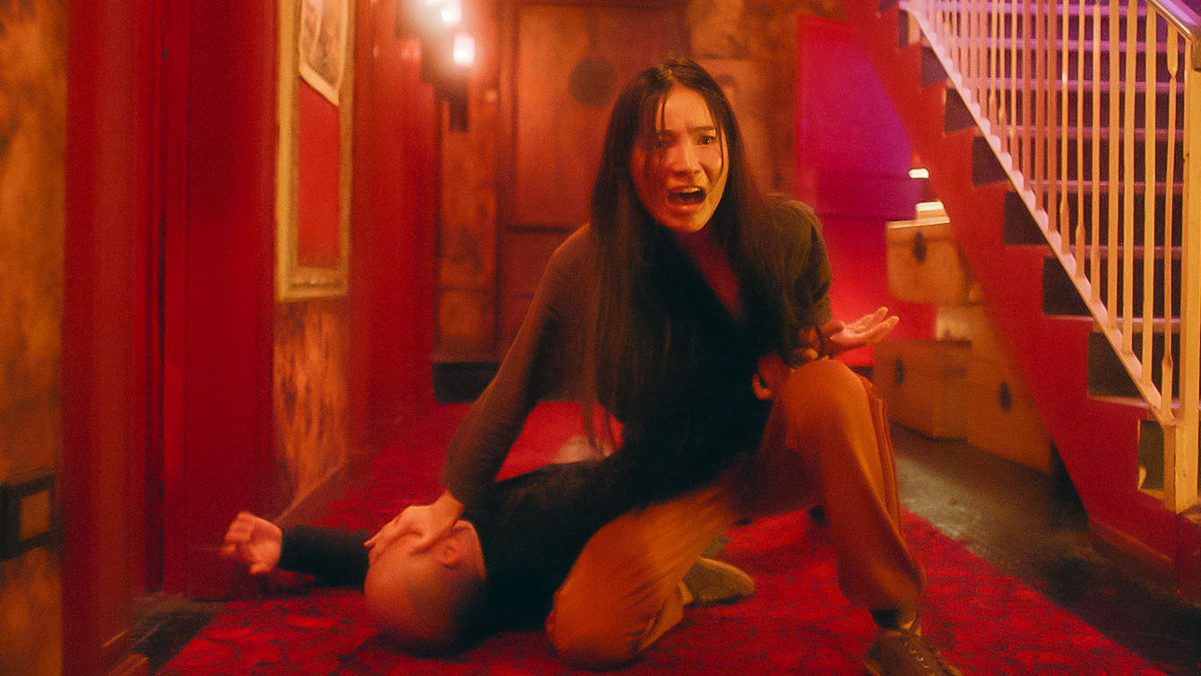 The Forbidden City film scene featuring Mei in combat in Rome