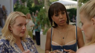 Elisabeth Moss, Kerry Washington and Kate Mara at the Apple TV series ‘Imperfect Women’