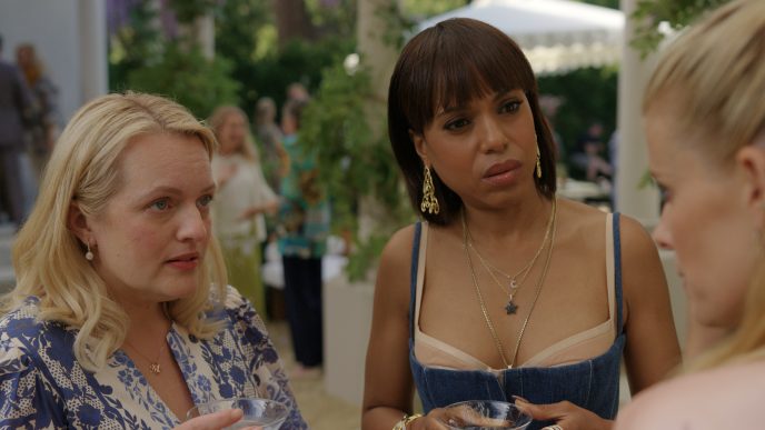 Elisabeth Moss, Kerry Washington and Kate Mara at the Apple TV series ‘Imperfect Women’
