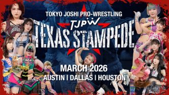 Tokyo Joshi Pro Wrestling roster promoting the TJPW Texas Stampede 2026 United States tour
