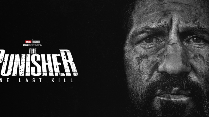 The Punisher One Last Kill teaser poster featuring Jon Bernthal as Frank Castle