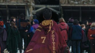 Harry Potter HBO series teaser Hogwarts castle and young wizard