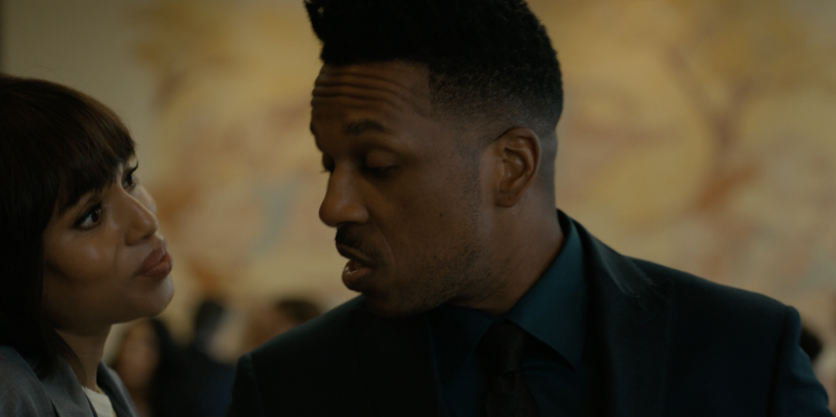 Leslie Odom Jr. and Kerry Washington. Apple TV+