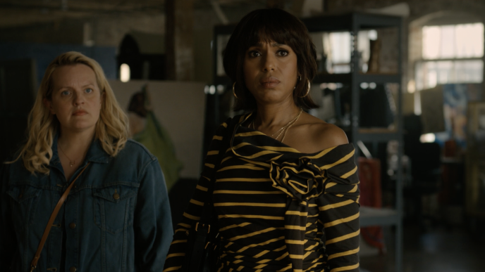 Elisabeth Moss and Kerry Washington. Apple TV+