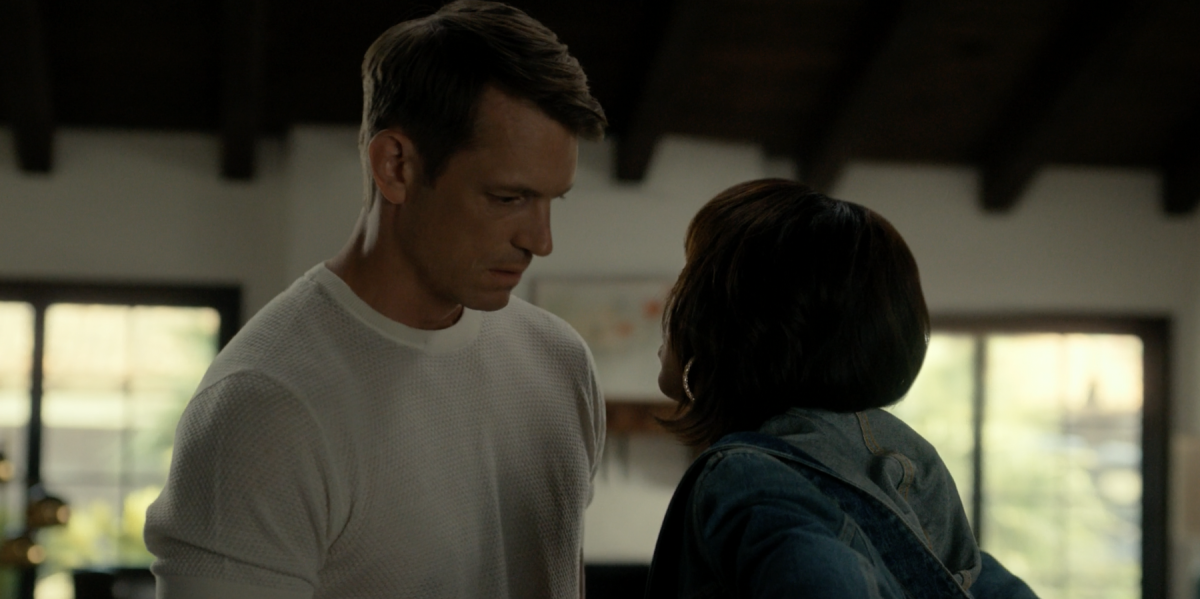 Joel Kinnaman and Kerry Washington. Apple TV+