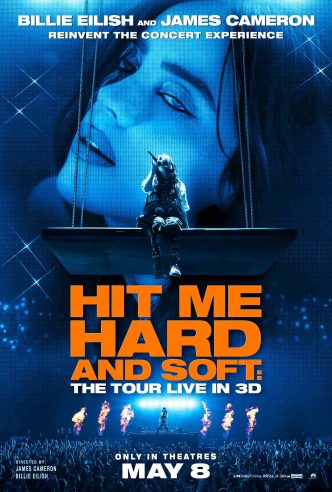 Billie Eilish performing on stage in Hit Me Hard and Soft Tour Live in 3D concert film trailer