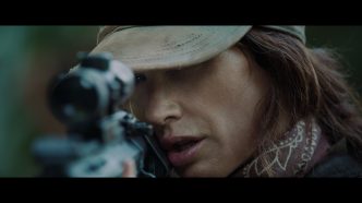 Paz Vega in a scene from Fireflies at El Mozote