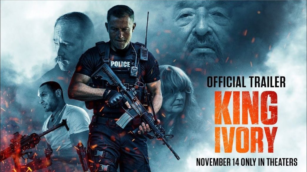 King Ivory DVD cover featuring Ben Foster and James Badge Dale in a crime thriller scene