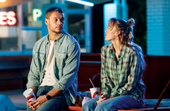 Maika Monroe and Tyriq Withers in Reminders of Him emotional romance film
