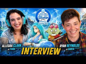 Allegra Clark and Ryan Reynolds Dish on 'Slime Movie: Tears of the Azure Sea'