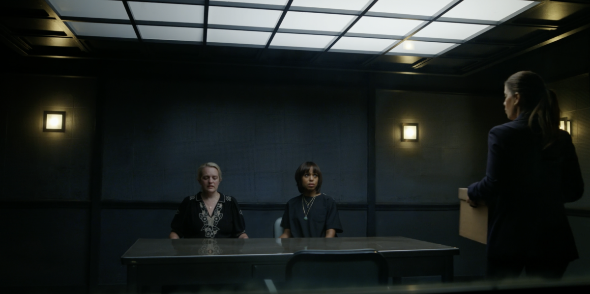 Elisabeth Moss and Kerry Washington. Apple TV
