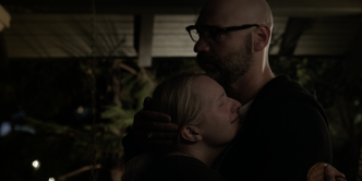 Elisabeth Moss and Corey Stoll. Apple TV