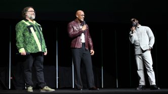 Jack Black, Dwayne Johnson and Kevin Hart
