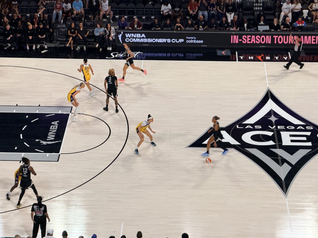 Las Vegas Aces at home against the L.A. Sparks.