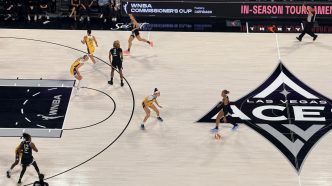 Las Vegas Aces at home against the L.A. Sparks.