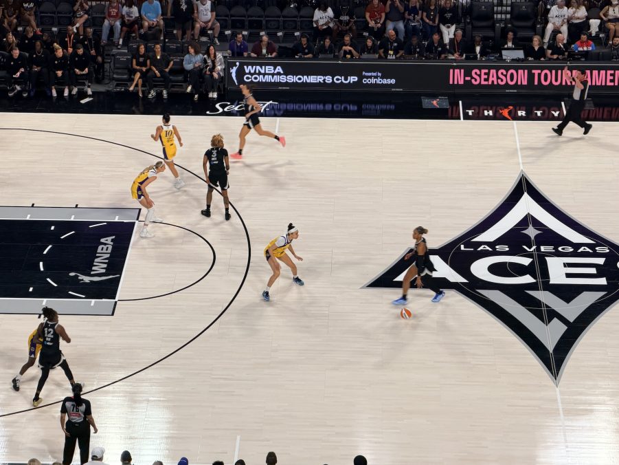 Las Vegas Aces at home against the L.A. Sparks.