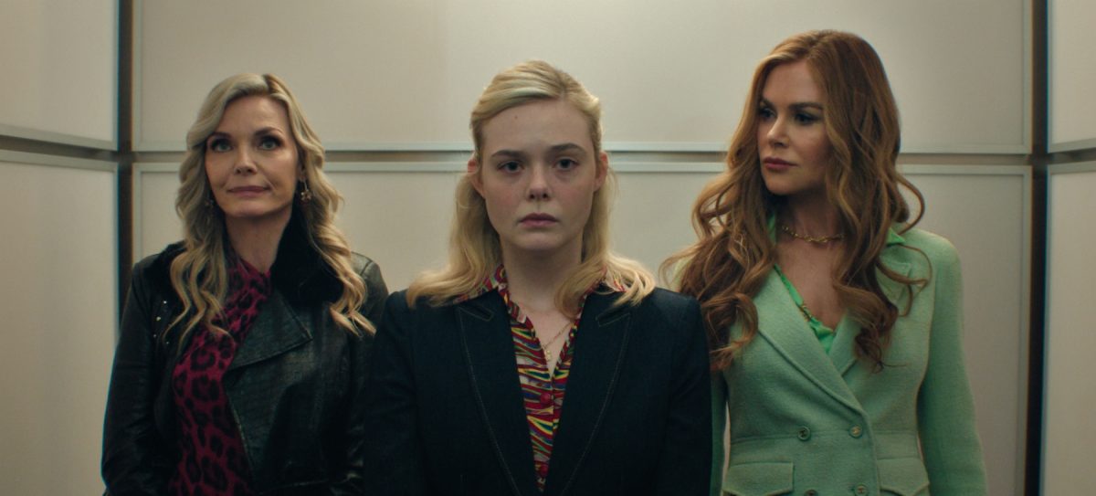Michelle Pfeiffer, Elle Fanning and Nicole Kidman in "Margo’s Got Money Troubles," now streaming on Apple TV.