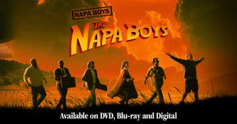 The Napa Boys Blu-ray cover art featuring the ensemble comedy cast