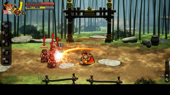 River City Saga Journey to the West gameplay featuring Sun Wukong and companions