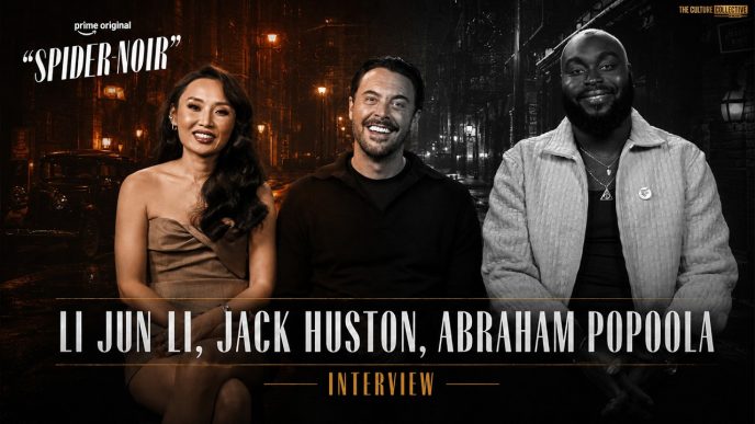 Spider-Noir cast discussion with Li Jun Li Jack Huston and Abraham Popoola