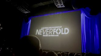 Las Vegas Aces "Never Fold" screening at Westgate International Theater.