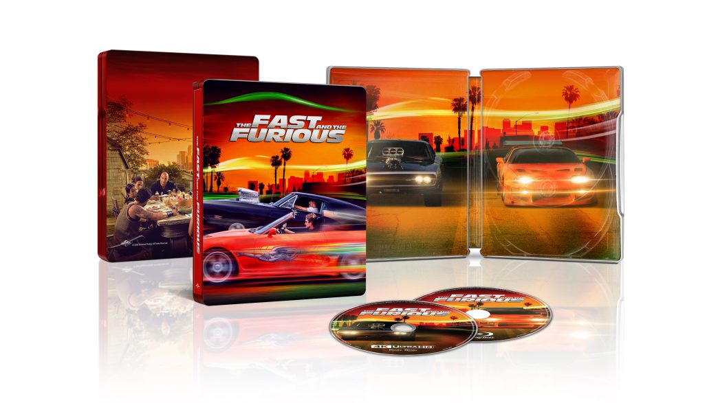 The Fast and the Furious 25th Anniversary 4K Ultra HD Steelbook featuring Vin Diesel and Paul Walker