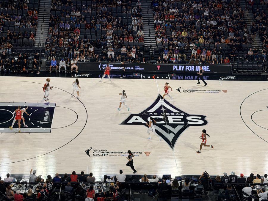 Las Vegas Aces at home against Golden State Valkyries.