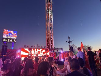 Eye Dropper Grand Opening Launch at Area15's Mega Block Party in Las Vegas.