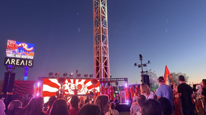 Eye Dropper Grand Opening Launch at Area15's Mega Block Party in Las Vegas.