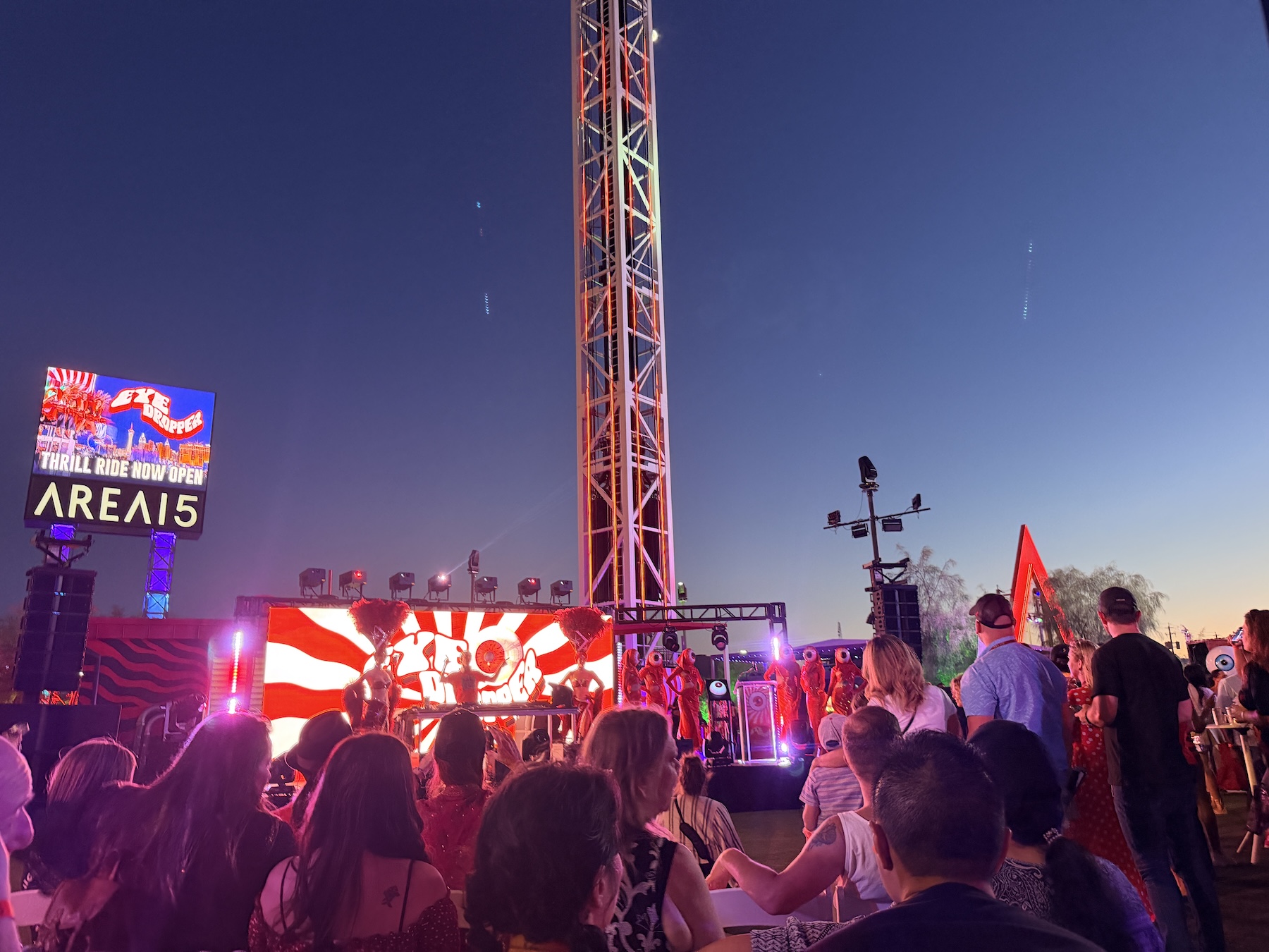 Eye Dropper Grand Opening Launch at Area15's Mega Block Party in Las Vegas.