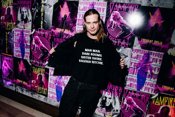 Sam Reid attends The Vampire Lestat: One Night Only LIVE event at New York City's Beacon Theatre ahead of the AMC premiere.