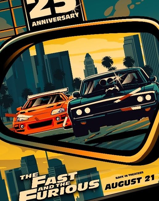 The Fast and the Furious 25th Anniversary theatrical re-release.
