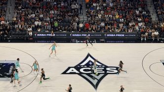 Las Vegas Aces vs. the New York Liberty on June 23, 2026.