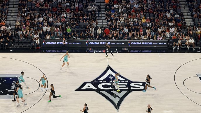 Las Vegas Aces vs. the New York Liberty on June 23, 2026.