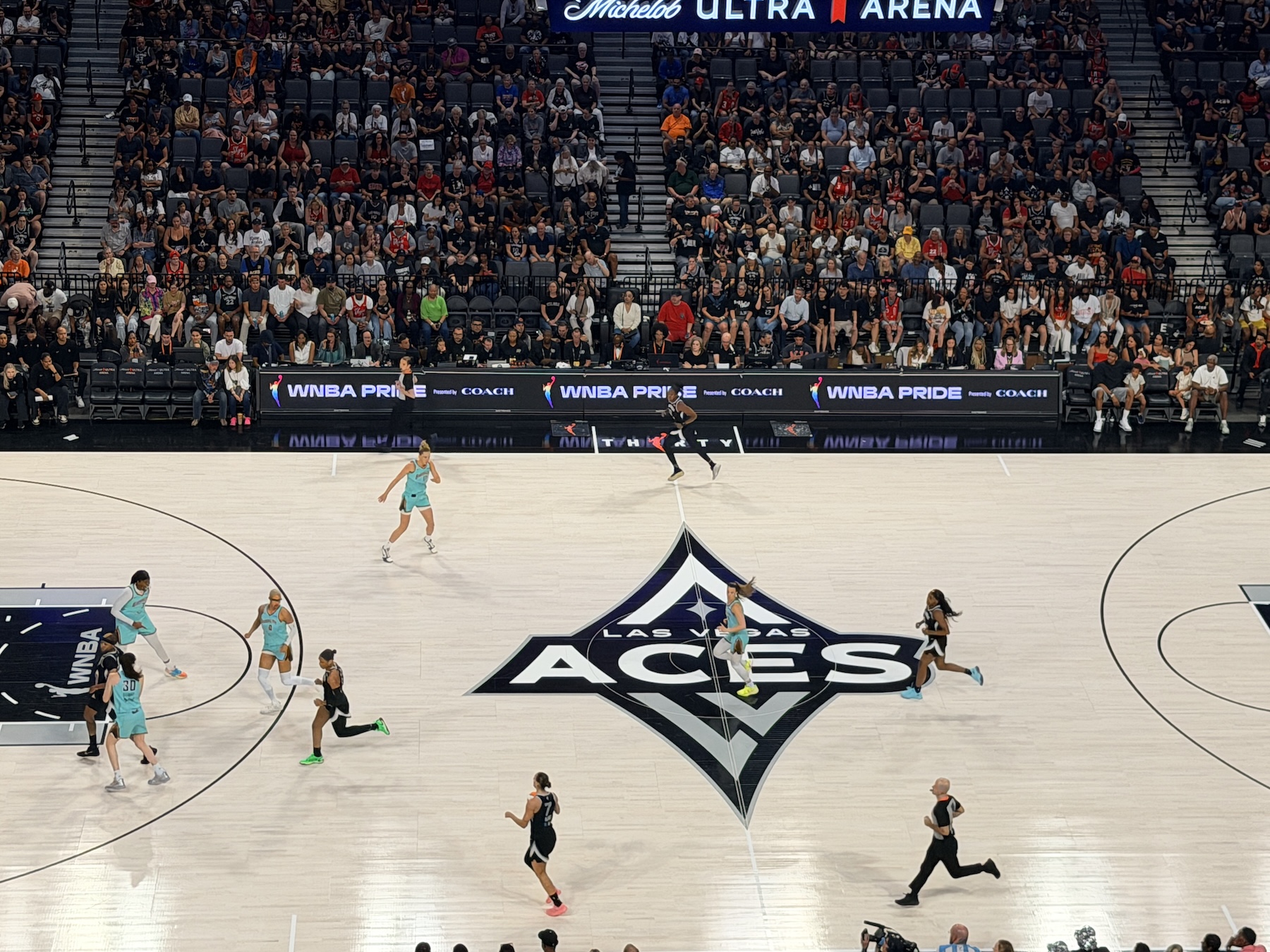 Las Vegas Aces vs. the New York Liberty on June 23, 2026.
