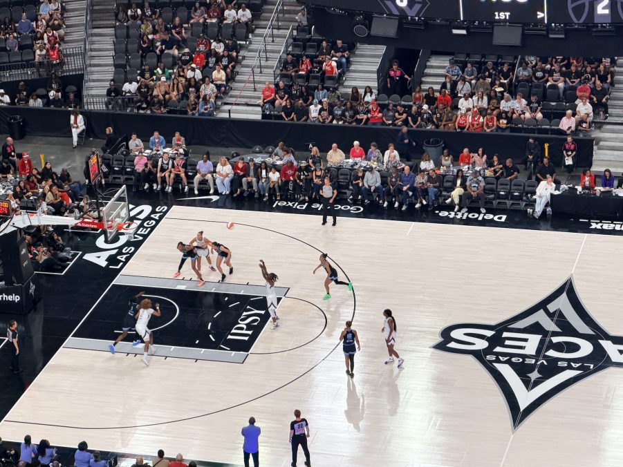 Las Vegas Aces 98-90 victory over the Chicago Sky at T-Mobile Arena.