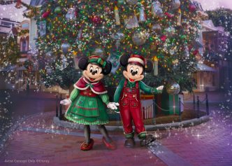 Disneyland Resort celebrates the 2026 holiday season with World of Color - Season of Light, festive décor, seasonal entertainment, and Disney holiday traditions.