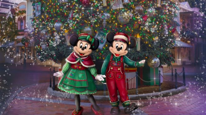 Disneyland Resort celebrates the 2026 holiday season with World of Color - Season of Light, festive décor, seasonal entertainment, and Disney holiday traditions.