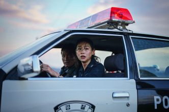 Hwang Jung-min and Hoyeon in Na Hong-jin’s sci-fi thriller Hope.