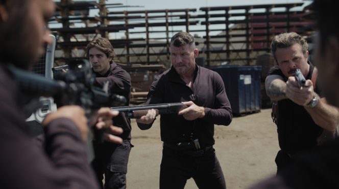 Michael Bisping as Atlas King in the gritty action thriller Atlas King.