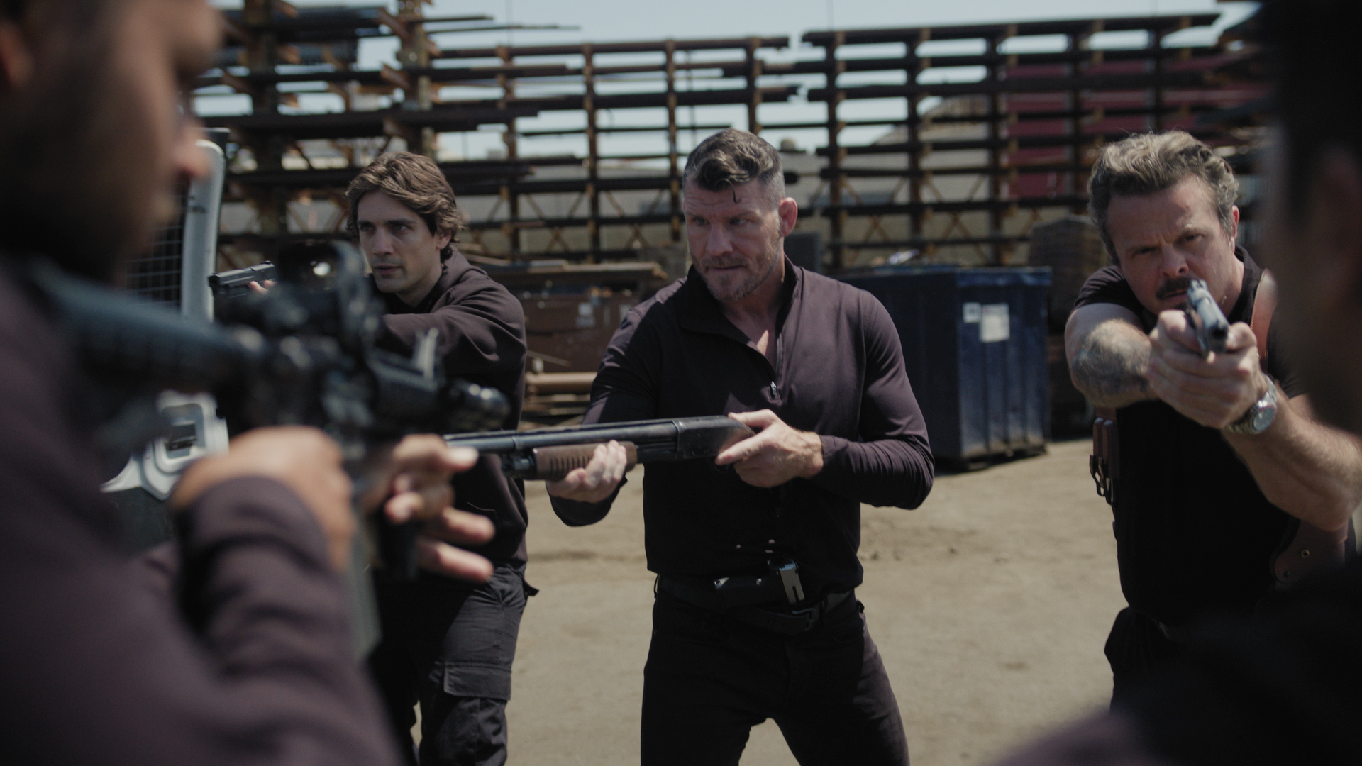 Michael Bisping as Atlas King in the gritty action thriller Atlas King.