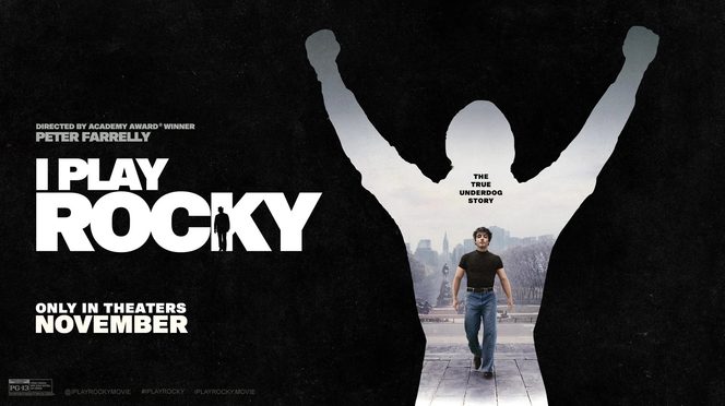 Anthony Ippolito stars as Sylvester Stallone in I Play Rocky, directed by Peter Farrelly.